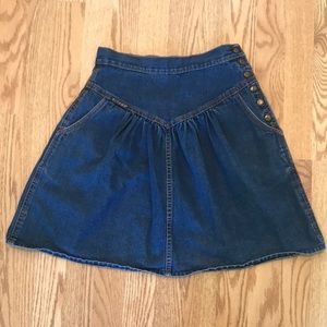About to donate! Jean denim skirt 80s 90s retro Gitano vintage Spring 💙